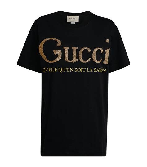 women gucci slogan t shirt